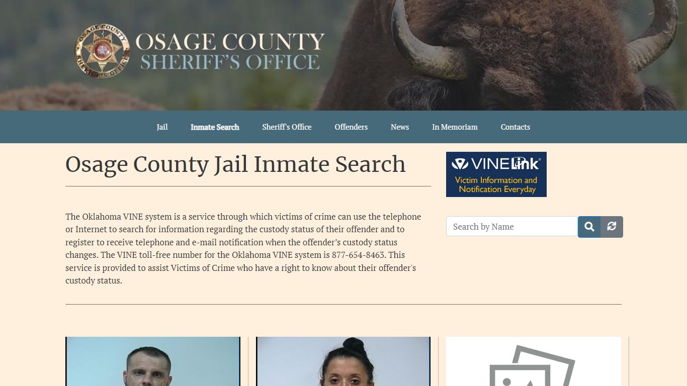 Inmate Search - Osage County Jail